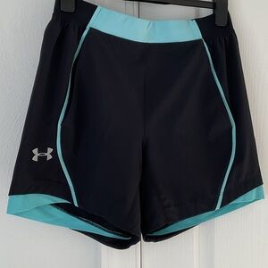 Under Armour Men’s Black Speedpocket Running Shorts -Size M